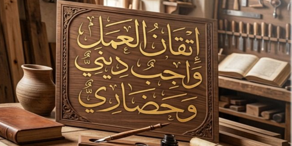 إِتْقَانُ الْعَمَلِ وَاجِبٌ دِينِيٌّ وَحَضَارِيٌّ